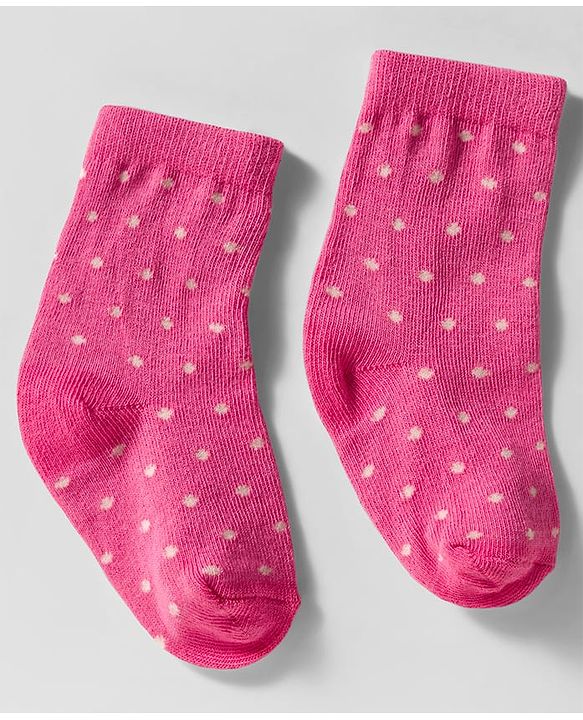Cute Walk by Babyhug Knit Ankle Length Anti Bacterial Socks with Floral Design Pack of 3 - Navy Blue Pink & White