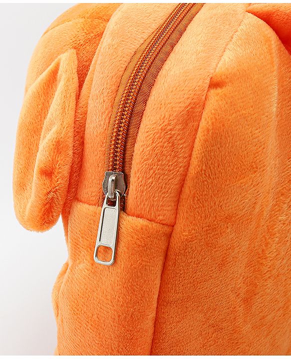 Babyhug Fashion Doggy Applique Backpack - Light Brown