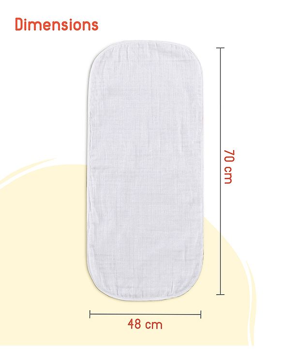 Babyhug Cozy Bubble Fabric Wraparound Sleep Nest for Newborns with Diaper Changing Mat - White| for 0 to 12 months| Soft Breathable Material| Supportive Base| Machine Washable| New Born Gifting Option