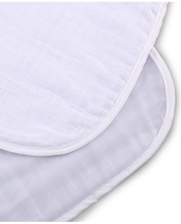 Babyhug Cozy Bubble Fabric Wraparound Sleep Nest for Newborns with Diaper Changing Mat - White| for 0 to 12 months| Soft Breathable Material| Supportive Base| Machine Washable| New Born Gifting Option