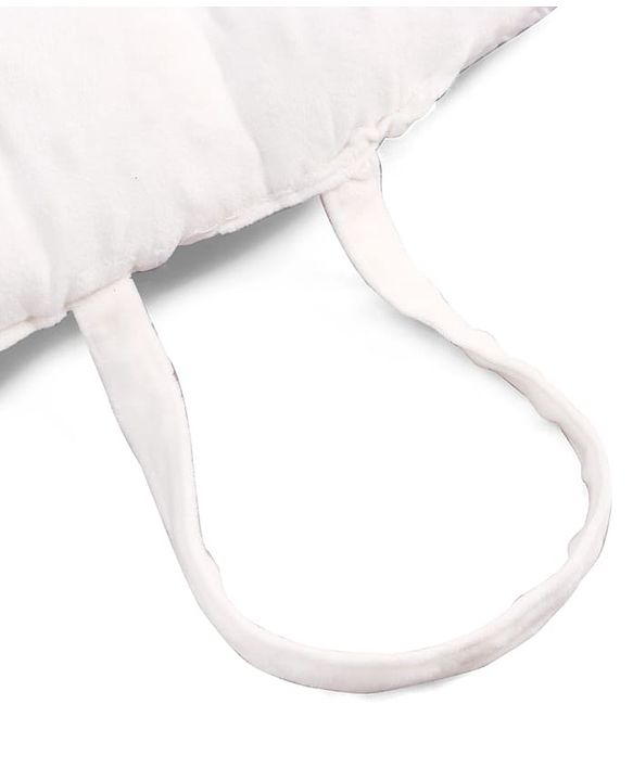 Babyhug Cozy Bubble Fabric Wraparound Sleep Nest for Newborns with Diaper Changing Mat - White| for 0 to 12 months| Soft Breathable Material| Supportive Base| Machine Washable| New Born Gifting Option