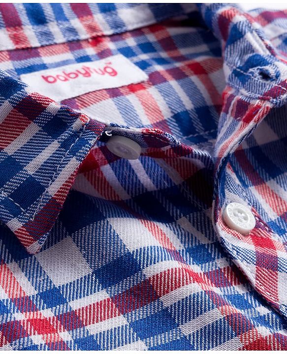 Babyhug Woven Full Sleeves Checkered Shirt - Multicolor