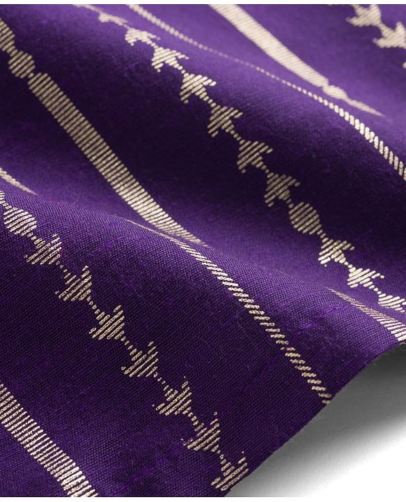 Babyhug Cotton Blend Woven Full Sleeves Kurta Dhoti Set Foil Print - Purple