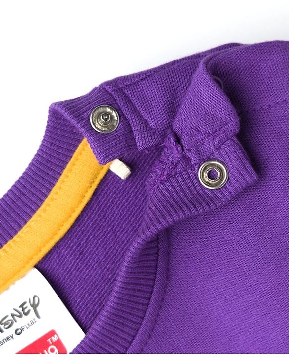 Babyhug Disney Terry Knit Full Sleeves Sweatshirt With Lion King Graphics - Lavender