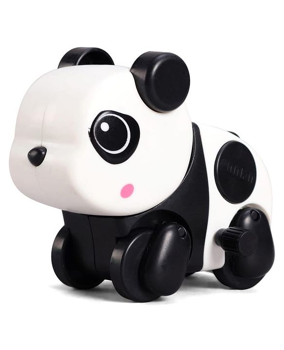 Babyhug Fawn & Panda Zoo Zoomers Adventure Duo Wind-Up Toy - Pack of 2| Fun and Interactive| Encourages Crawling| No Batteries Needed| BIS Certified| Toy for 18+ months| Safe, Durable & Engaging