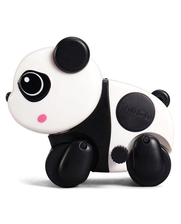 Babyhug Fawn & Panda Zoo Zoomers Adventure Duo Wind-Up Toy - Pack of 2| Fun and Interactive| Encourages Crawling| No Batteries Needed| BIS Certified| Toy for 18+ months| Safe, Durable & Engaging