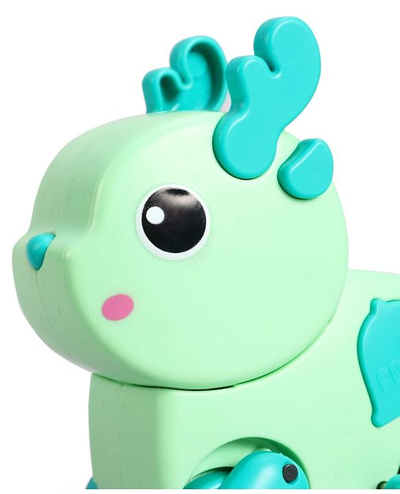 Babyhug Fawn & Panda Zoo Zoomers Adventure Duo Wind-Up Toy - Pack of 2| Fun and Interactive| Encourages Crawling| No Batteries Needed| BIS Certified| Toy for 18+ months| Safe, Durable & Engaging