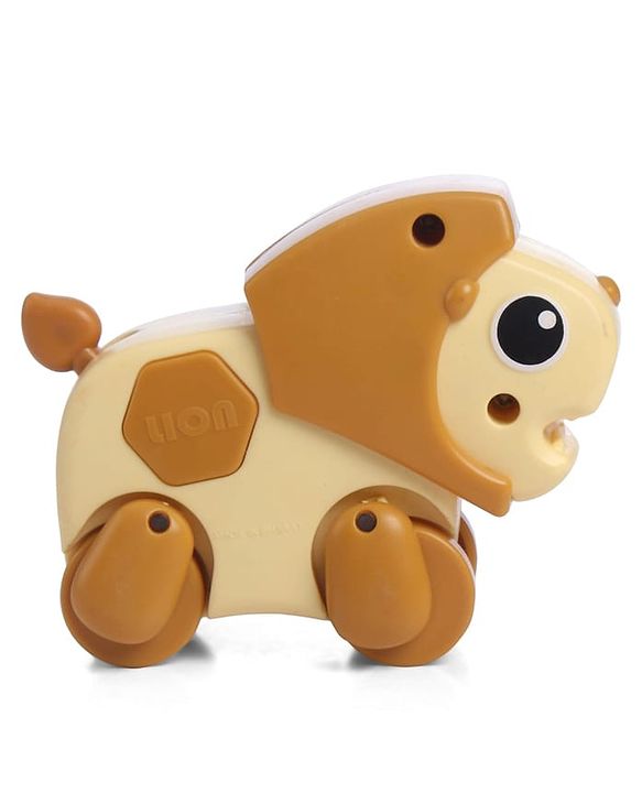 Babyhug Fawn & Panda Zoo Zoomers Adventure Duo Wind-Up Toy - Pack of 2| Fun and Interactive| Encourages Crawling| No Batteries Needed| BIS Certified| Toy for 18+ months| Safe, Durable & Engaging