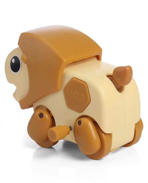 Babyhug Fawn & Panda Zoo Zoomers Adventure Duo Wind-Up Toy - Pack of 2| Fun and Interactive| Encourages Crawling| No Batteries Needed| BIS Certified| Toy for 18+ months| Safe, Durable & Engaging