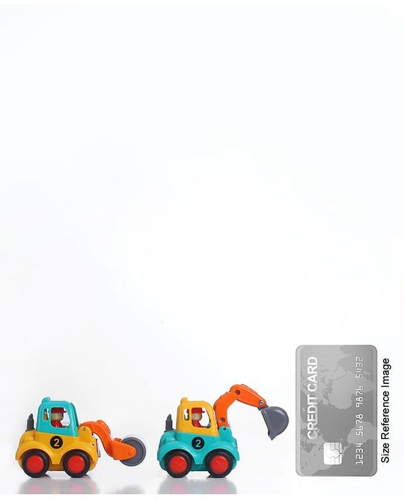 Babyhug Mini Builder Squad|Friction-Powered Construction Vehicles with Moving Parts|Fun & Interactive Engineering Toddler Play|Safe & Engaging |BIS|Pack of 4 (Digger/Bulldozer/Roller/Excavator)|2 yrs+