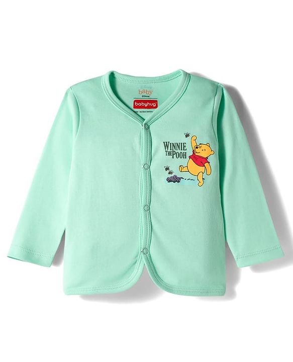 Babyhug Disney Interlock Knit Full Sleeves Jhablas With Winnie The Pooh Graphics Pack of 3 - Multicolor