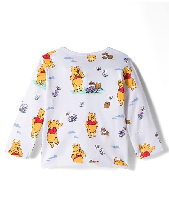 Babyhug Disney Interlock Knit Full Sleeves Jhablas With Winnie The Pooh Graphics Pack of 3 - Multicolor