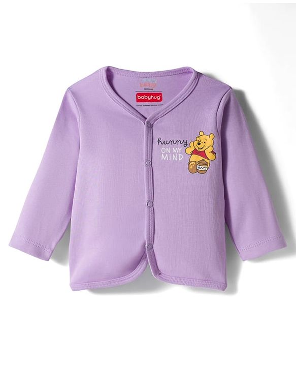 Babyhug Disney Interlock Knit Full Sleeves Jhablas With Winnie The Pooh Graphics Pack of 3 - Multicolor