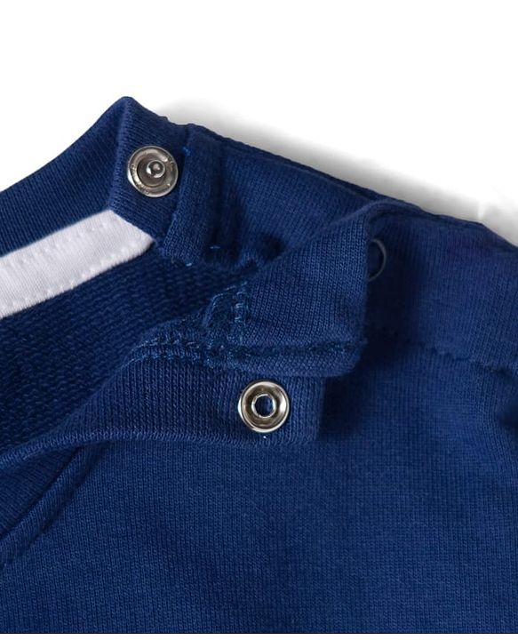 Babyhug 100% Cotton Knit Full Sleeves T-Shirt with Sport Theme Print - Royal Blue
