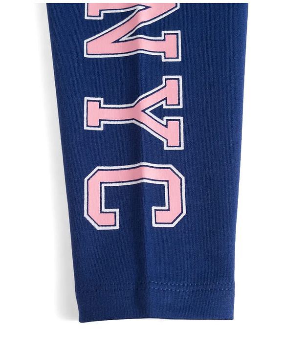 Babyhug 100% Cotton Knit Full Sleeves T-Shirt with Sport Theme Print - Royal Blue