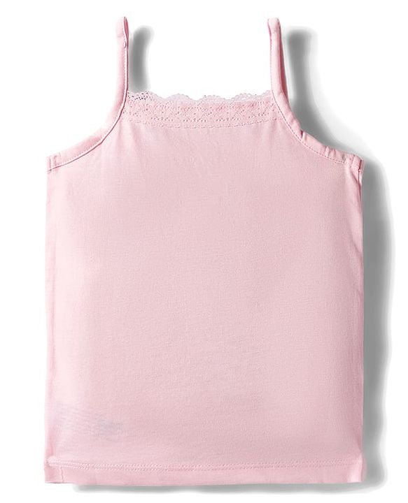 Babyhug Disney Single Jersey Knit Sleeveless Slips with Marie Graphic Pack of 3 - White Lilac & Pink