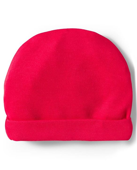 Babyhug Disney Interlock Knit Cap Mittens & Booties Set With Marie Graphic Red - Diameter 9 cm
