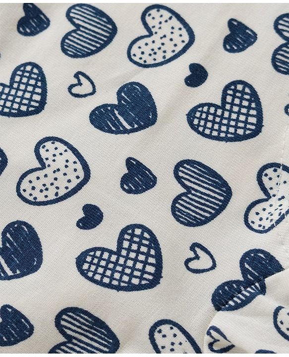Pine Kids Cotton Knit Hipster  Panties With Heart Print Pack Of 3 (Colour May Vary)