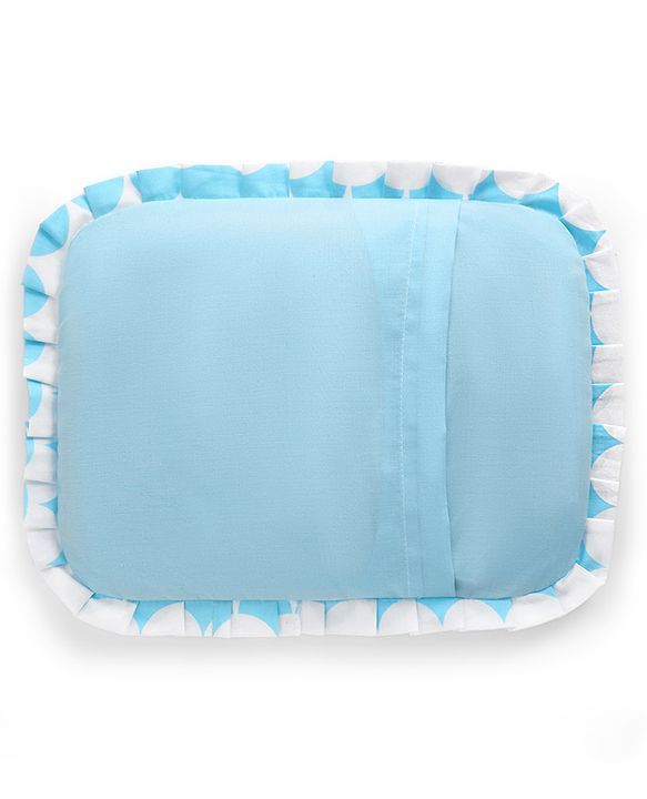 Babyhug Head Shaping Rai Pillow with Extra Cover Aeroplane Theme  White| 1 Kg Mustard Seeds| Cotton Cover| Natural Warming Property|Prevents Cold & Flat Head Syndrome| NewBorn Neck & Shoulder Support
