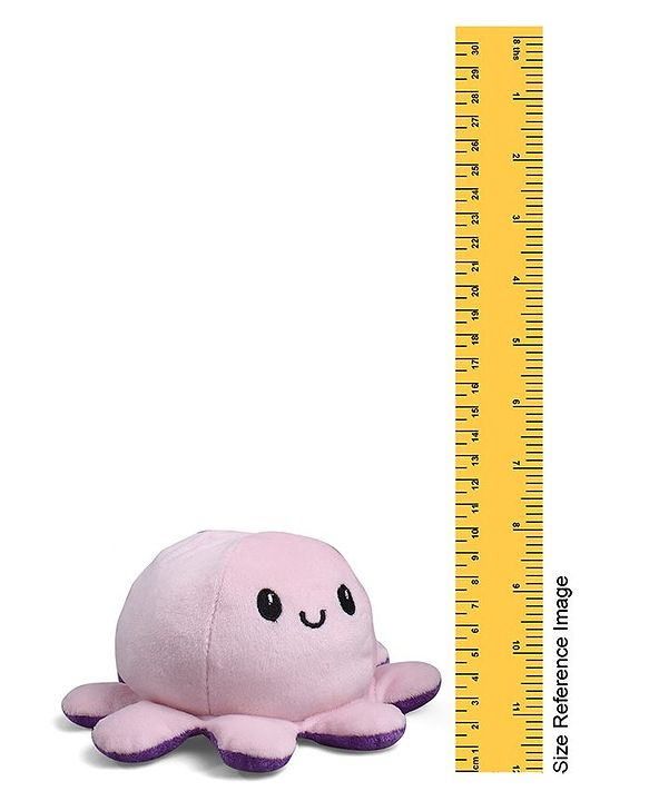 Babyhug Octopus Plush Reversible Soft Toy - 12cm| Toddler Gifting for Boys & Girls| Stuffed Animal| Baby Safe| Cuddle & Travel Partner| Super Soft Fabric