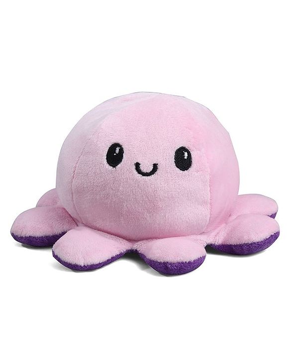 Babyhug Octopus Plush Reversible Soft Toy - 12cm| Toddler Gifting for Boys & Girls| Stuffed Animal| Baby Safe| Cuddle & Travel Partner| Super Soft Fabric
