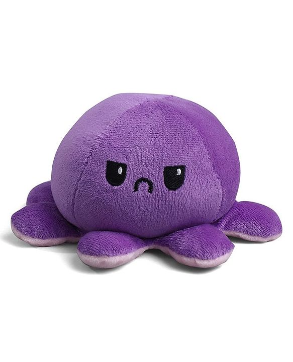 Babyhug Octopus Plush Reversible Soft Toy - 12cm| Toddler Gifting for Boys & Girls| Stuffed Animal| Baby Safe| Cuddle & Travel Partner| Super Soft Fabric