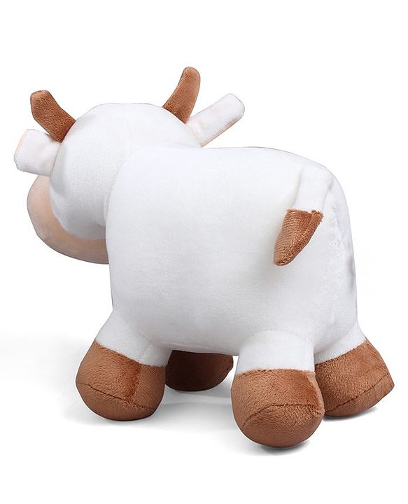 Babyhug Plush Cow Soft Toy - 30 cm| Toddler Gifting for Boys & Girls| Stuffed Animal| Baby Safe| Cuddle & Travel Partner| Super Soft Fabric
