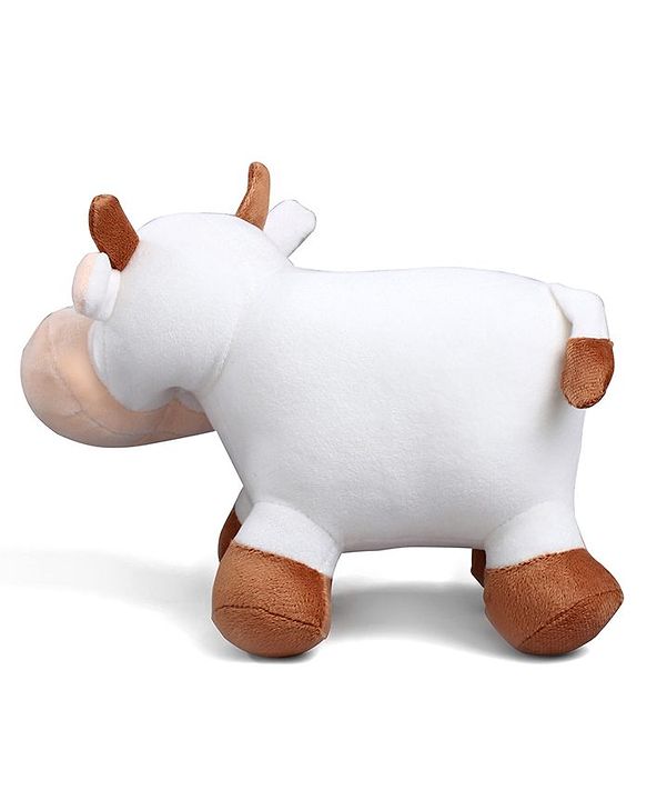 Babyhug Plush Cow Soft Toy - 30 cm| Toddler Gifting for Boys & Girls| Stuffed Animal| Baby Safe| Cuddle & Travel Partner| Super Soft Fabric