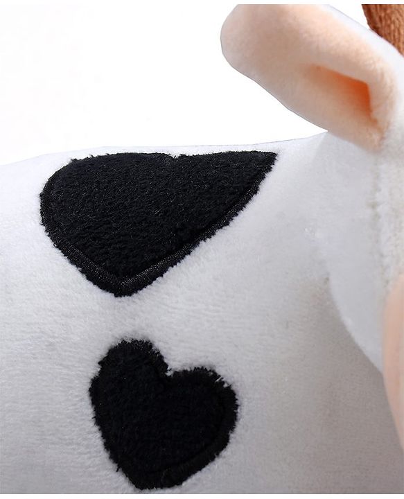 Babyhug Plush Cow Soft Toy - 30 cm| Toddler Gifting for Boys & Girls| Stuffed Animal| Baby Safe| Cuddle & Travel Partner| Super Soft Fabric