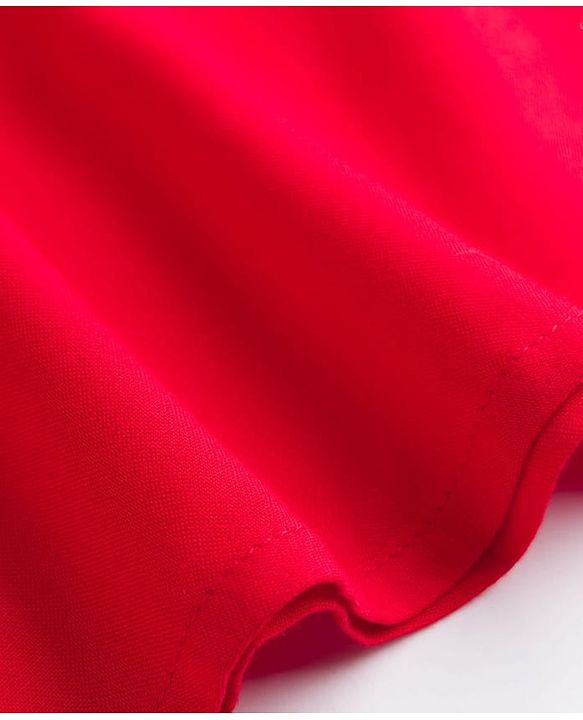 Babyhug Rayon Woven Full Sleeves Kurta Pajama Set With Velvet Embroidered Jacket - Red