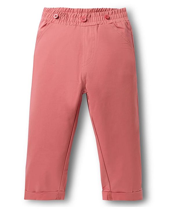 Babyhug 100% Cotton Woven Full Sleeves Striped Shirt & Pant Set With Bow & Suspender - Blue & Pink