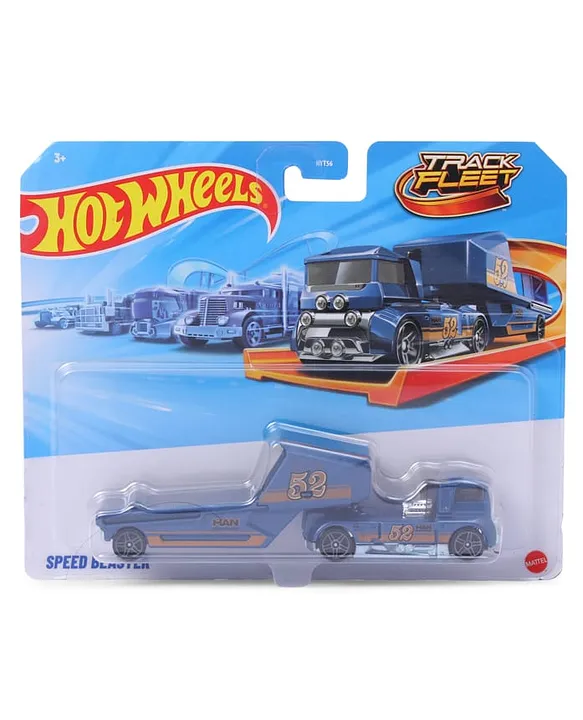 Hot Wheels Track Fleet 1:64 Scale Die-Cast Toy Speed Blaster