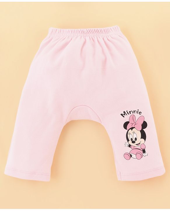 Babyhug Disney Cotton Baby Clothing Gift Set with Minnie & Daisy Print - Pink