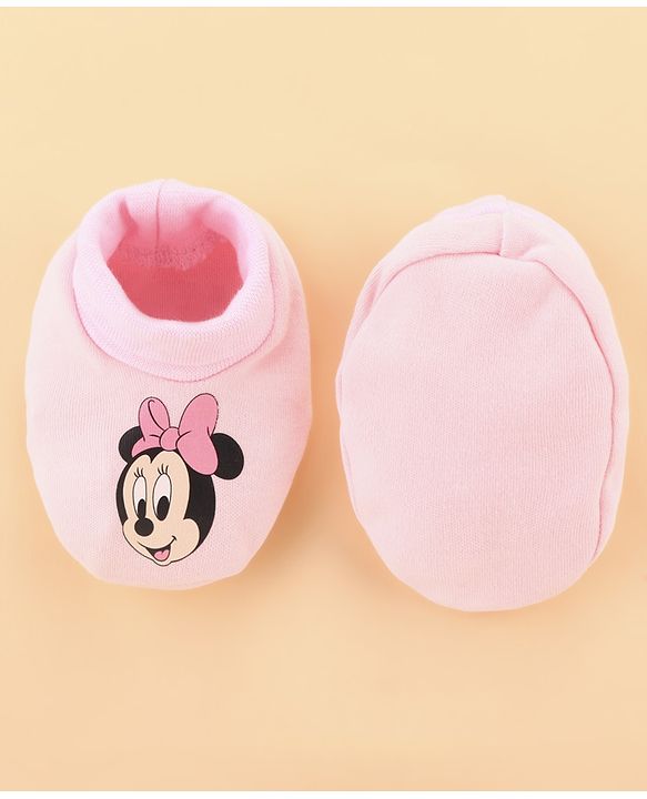 Babyhug Disney Cotton Baby Clothing Gift Set with Minnie & Daisy Print - Pink