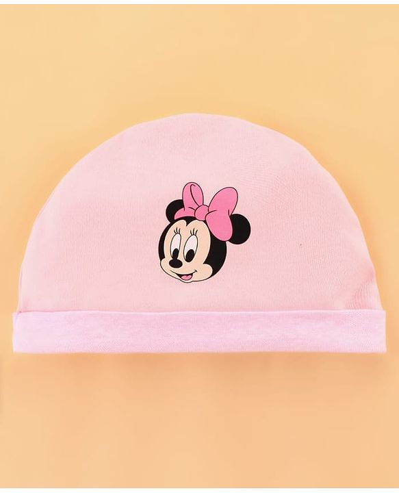 Babyhug Disney Cotton Baby Clothing Gift Set with Minnie & Daisy Print - Pink