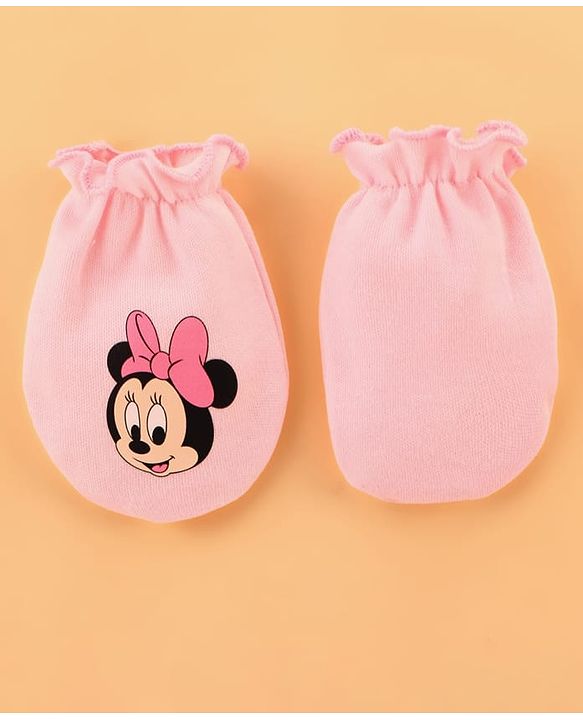Babyhug Disney Cotton Baby Clothing Gift Set with Minnie & Daisy Print - Pink