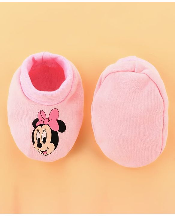 Babyhug Disney Cotton Baby Clothing Gift Set with Minnie & Daisy Print - Pink