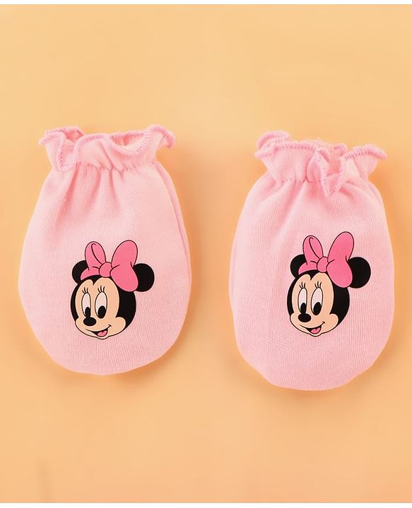 Babyhug Disney Cotton Baby Clothing Gift Set with Minnie & Daisy Print - Pink