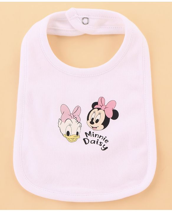 Babyhug Disney Cotton Baby Clothing Gift Set with Minnie & Daisy Print - Pink