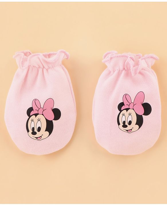 Babyhug Disney Cotton Baby Clothing Gift Set with Minnie & Daisy Print - Pink