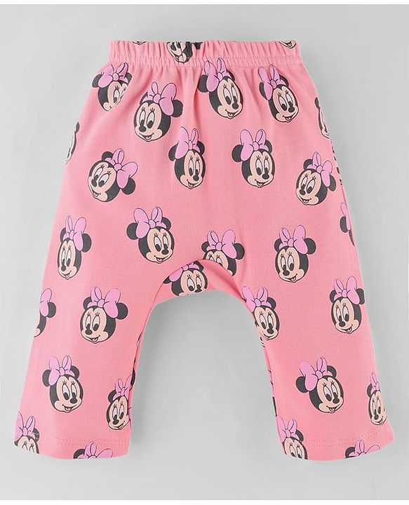Babyhug Disney Interlock Cotton Baby Clothing Gift Set with Minnie Graphic - Pink