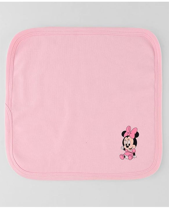 Babyhug Disney Interlock Cotton Baby Clothing Gift Set with Minnie Graphic - Pink