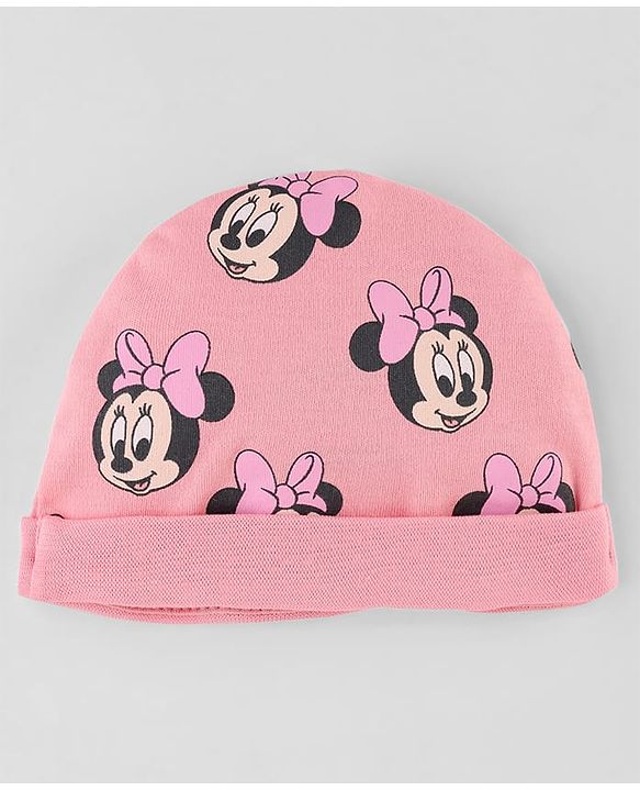 Babyhug Disney Interlock Cotton Baby Clothing Gift Set with Minnie Graphic - Pink