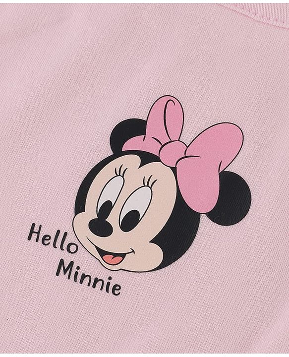 Babyhug Disney Interlock Cotton Baby Clothing Gift Set with Minnie Graphic - Pink