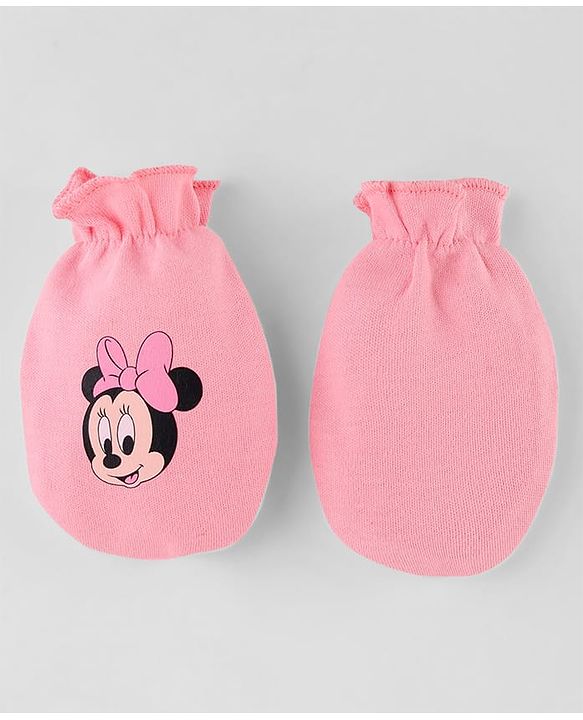 Babyhug Disney Interlock Cotton Baby Clothing Gift Set with Minnie Graphic - Pink