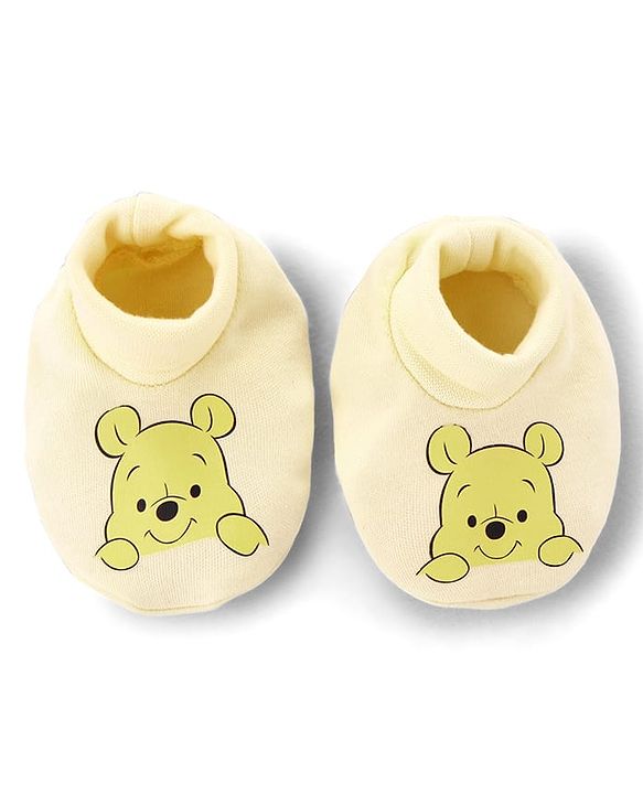 Babyhug Disney Cotton Baby Clothing Gift Set With Winnie the Pooh Graphic - Yellow