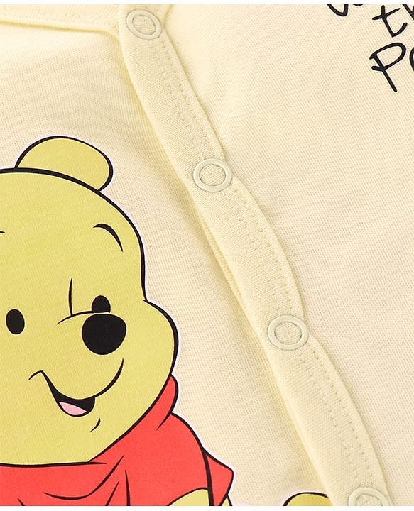 Babyhug Disney Cotton Baby Clothing Gift Set With Winnie the Pooh Graphic - Yellow