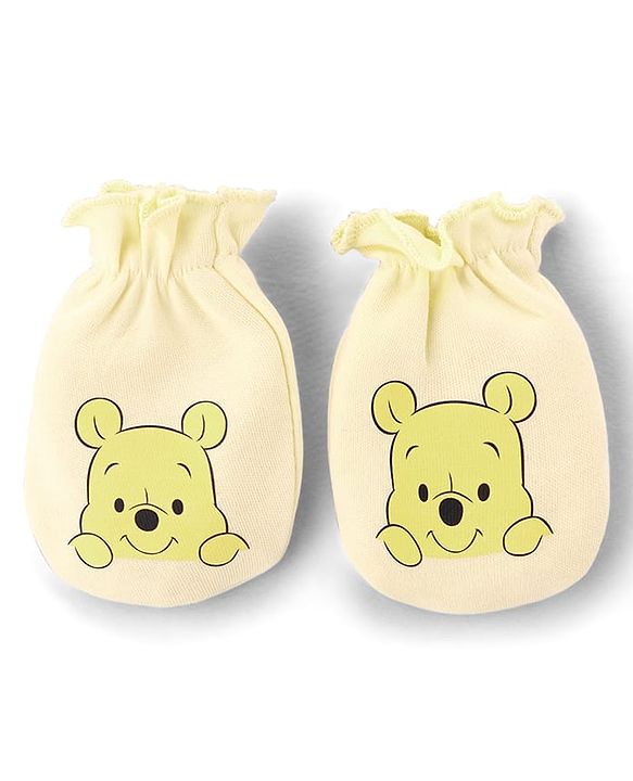 Babyhug Disney Cotton Baby Clothing Gift Set With Winnie the Pooh Graphic - Yellow
