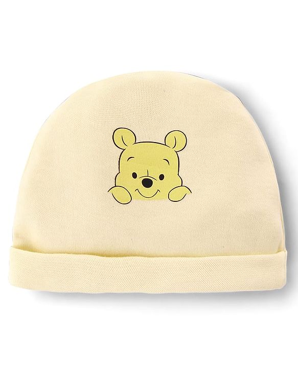 Babyhug Disney Cotton Baby Clothing Gift Set With Winnie the Pooh Graphic - Yellow