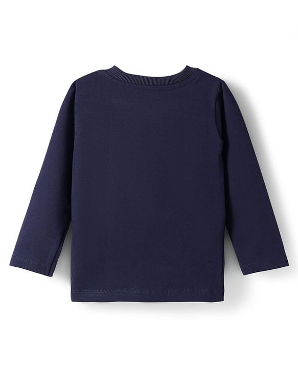 Babyhug Cotton Woven Full Sleeves T-Shirt with Yarn Dyed Checks Waistcoat & Trouser - Blue